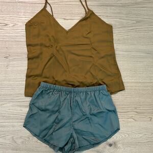 NWT $198 Anthropologie ETTITUDE bamboo shorts & camisole S / XS